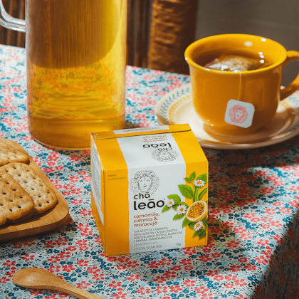 Segunda imagem do produto Chá Frutas & Flores - Camomila, Cidreira & Maracujá