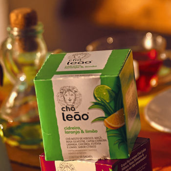 Segunda imagem do produto Chá Frutas & Flores - Cidreira, Laranja & Limão