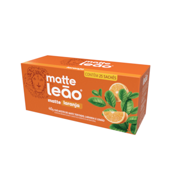 Segunda imagem do produto Chá Matte Leão - Mate c/ Laranja