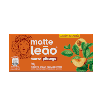 Chá Matte Leão - Mate c/ Pêssego