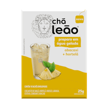 Preparo Em Água Gelada - Chá Abacaxi c/ Hortelã
