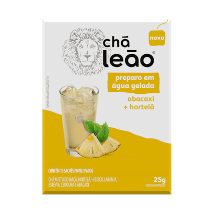 Preparo Em Água Gelada - Chá Abacaxi c/ Hortelã