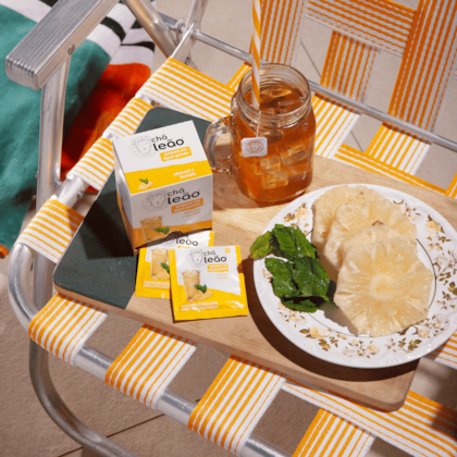 Segunda imagem do produto Preparo Em Água Gelada - Chá Abacaxi c/ Hortelã