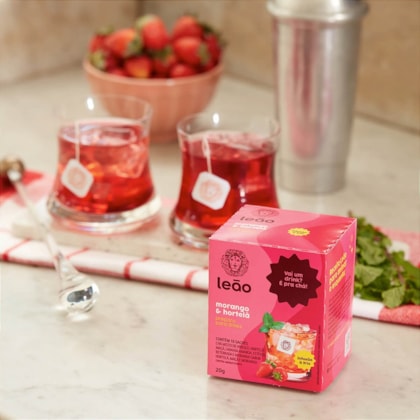 Segunda imagem do produto Preparo para Drinks - Morango & Hortelã